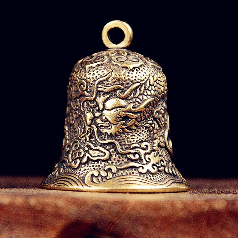 Vintage Collectible Bells - Neue Vintage Messing Glocke Geschnitzte Drachen