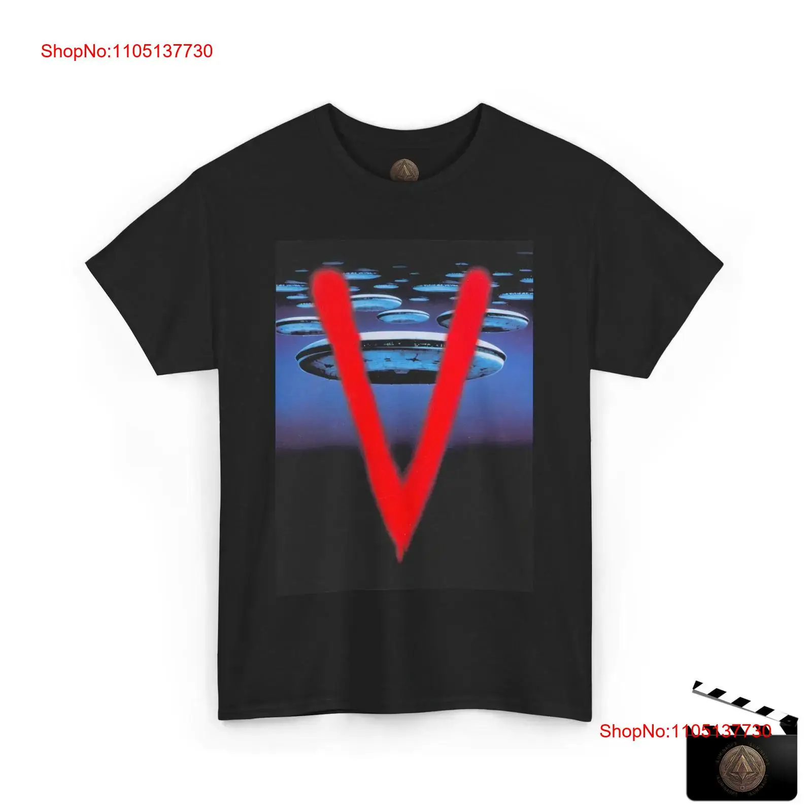 Vintage Collectible Show - V UFO T-Shirt für Retro-Besucher, TV-Show,