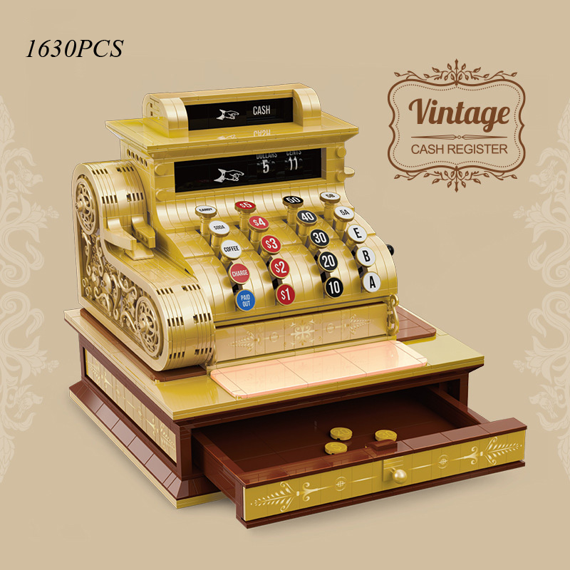 Vintage Collectibles Toys - Kreative klassische Vintage Retro Registrierkasse Mini