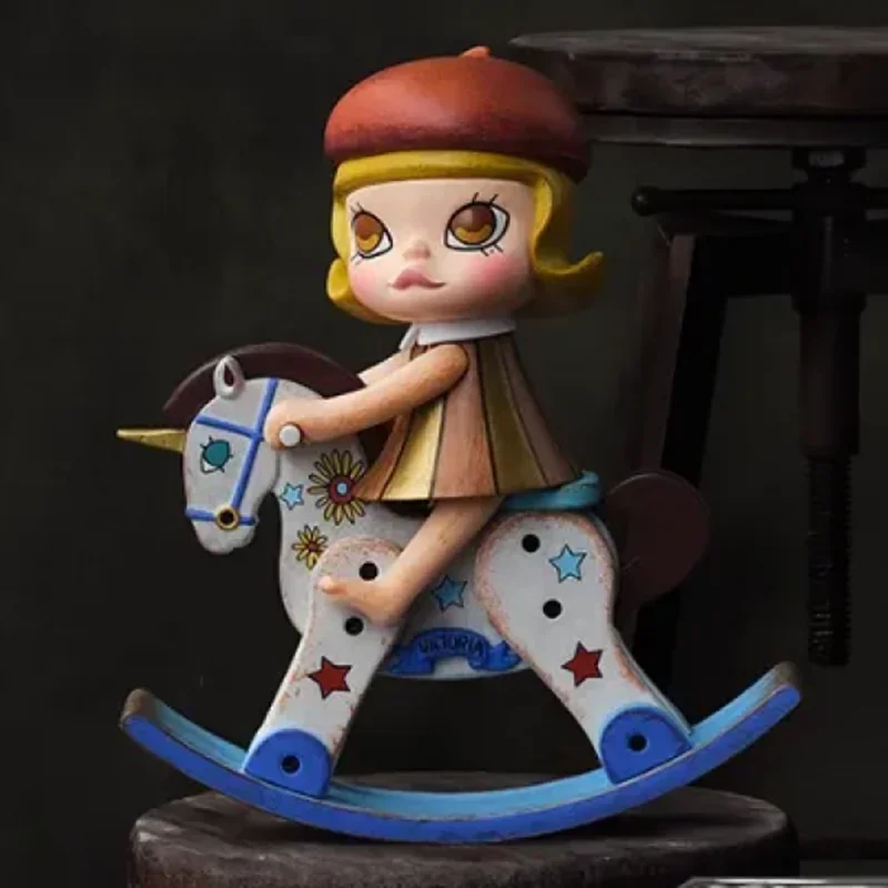 Vintage Collectible Dolls - POP MART MOLLY Jubiläumsstatuen Klassische Retro-Serie
