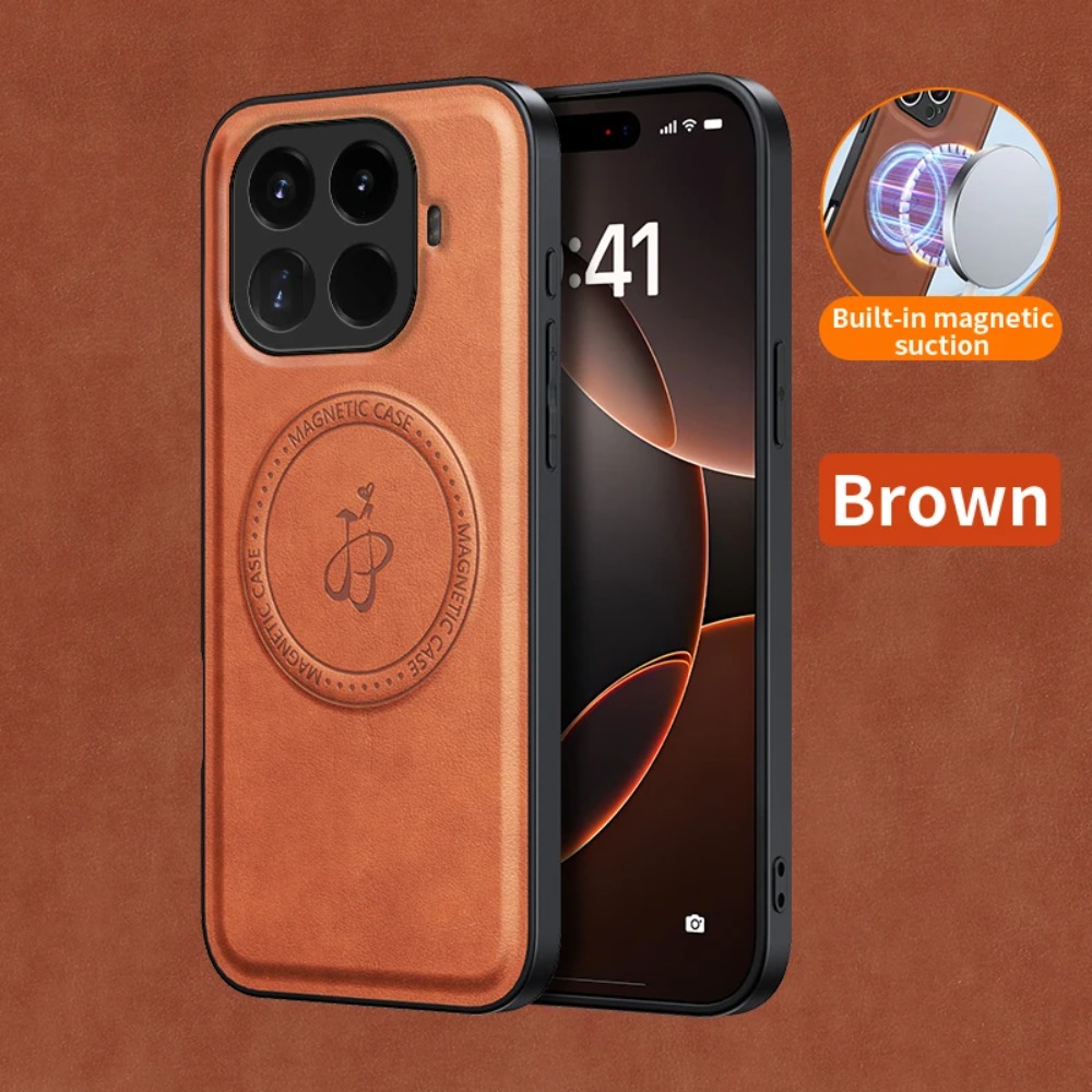 Camera Leather Case - PU-Leder Magnetische Hülle für Xiaomi 15