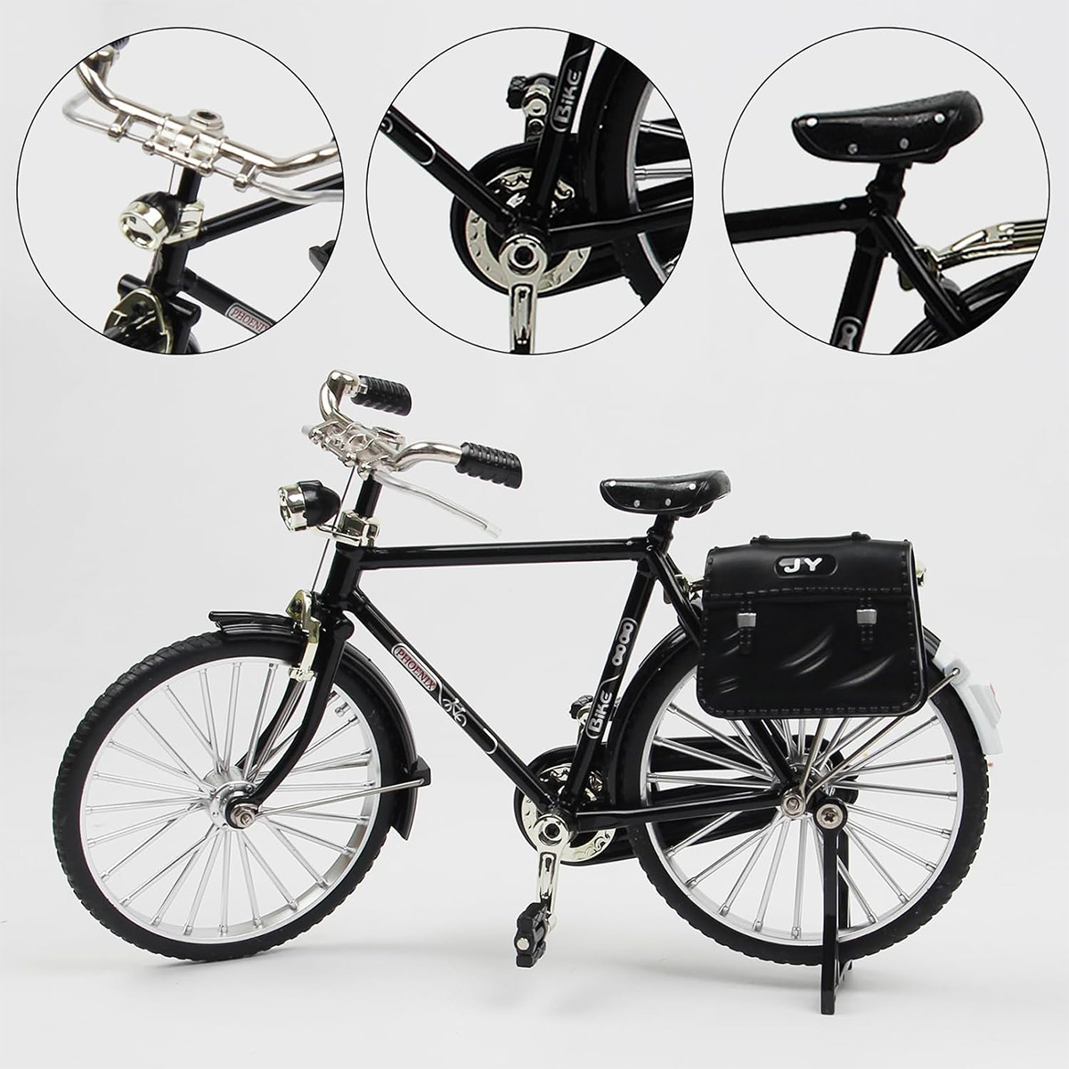 Vintage Collectibles Toys - Retro-Fahrradmodell aus Legierung, Vintage-Klassiker als Schreibtisch-Dekoration