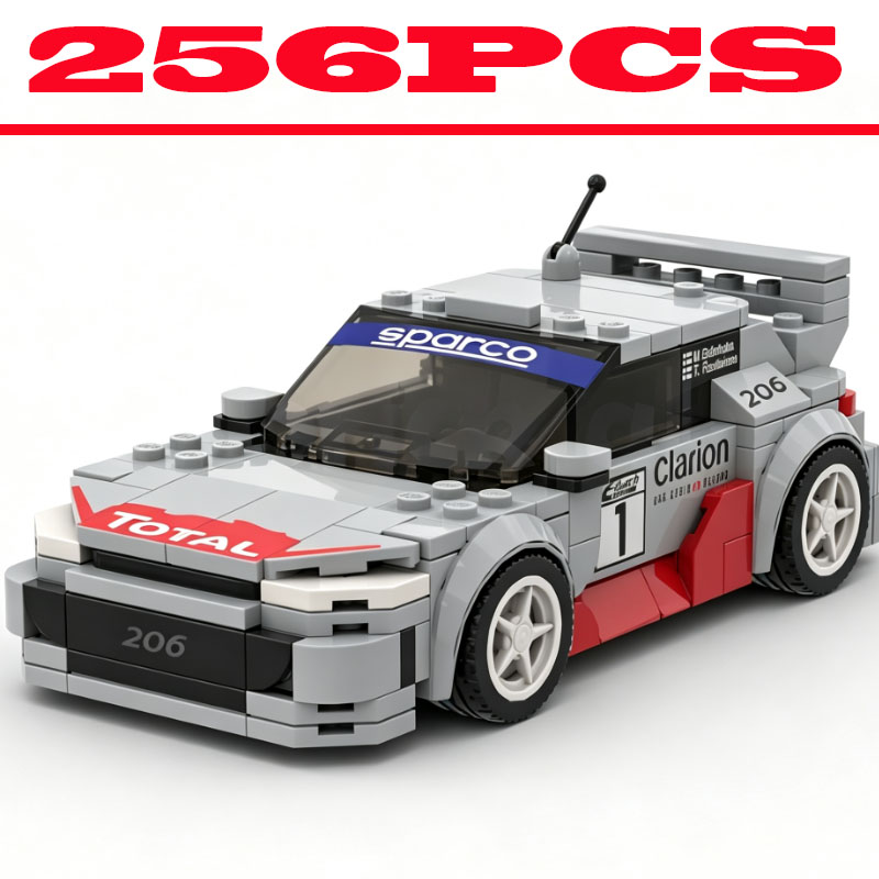 Vintage Collectibles Toys - Vintage Rallye-Rennwagen Baukasten-Modell, Klassisches Rennfahrzeug DIY