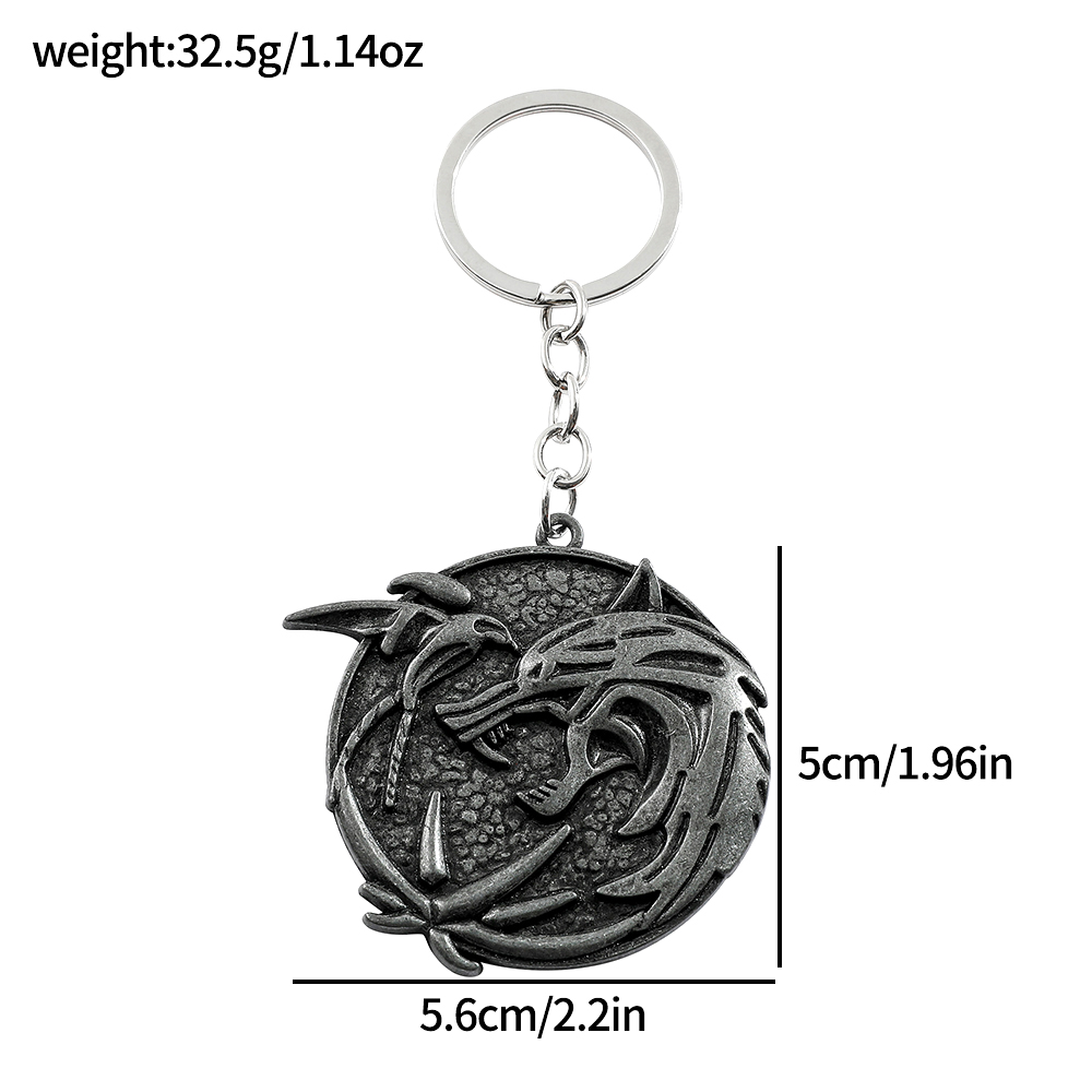 Vintage Wolfskopf-Schlüsselanh – Vintage Necklace Bewertung und Preis