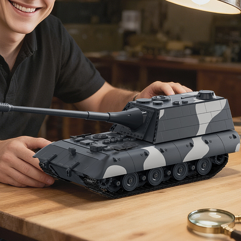 1836-teiliges MOC E-100 Panzer – Vintage Collectibles Toys Bewertung und Preis