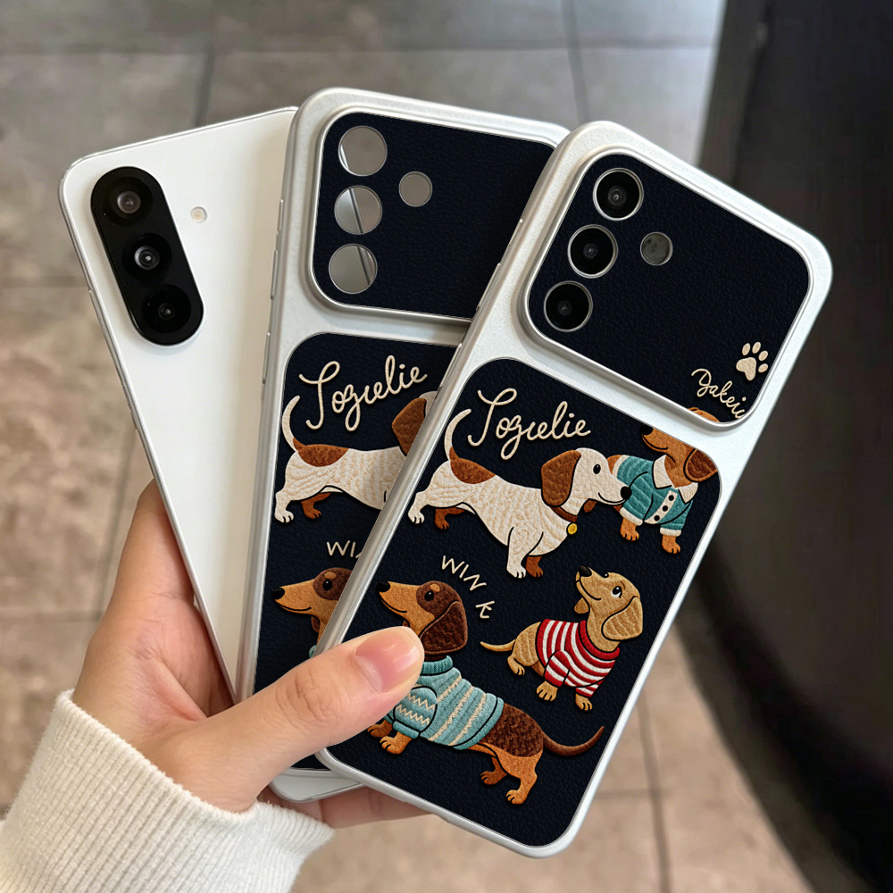Cartoon-Welpen-Leder-Handyhüll – Camera Leather Case Bewertung und Preis